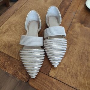 Cecelia New York - Elegant Rose Gold Women's Flats Sz 6